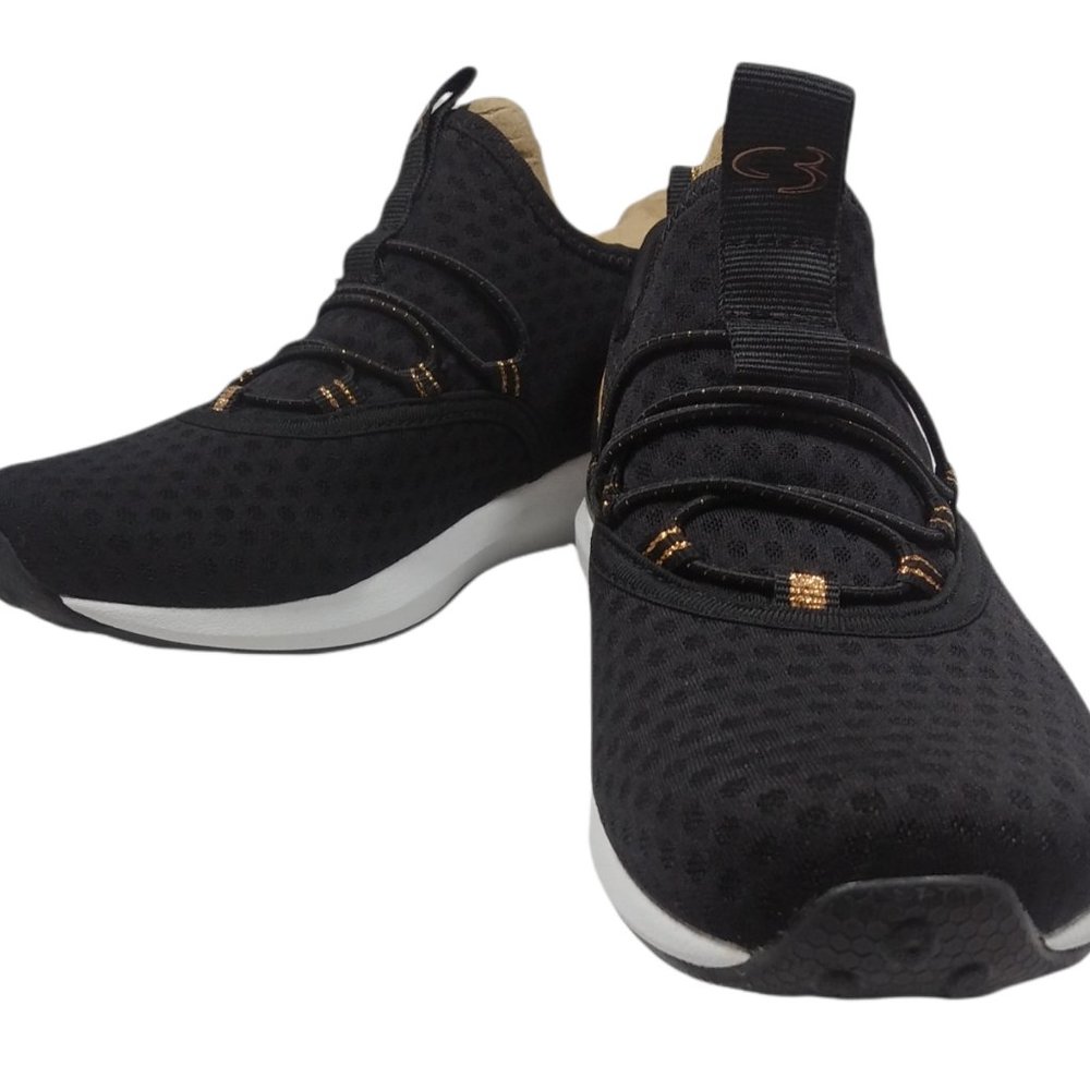 Concept 3 by Skechers Women's Alexxi Fashion Slip-on Sneaker, Black/Rose Gold 5 - Picture 7 of 12